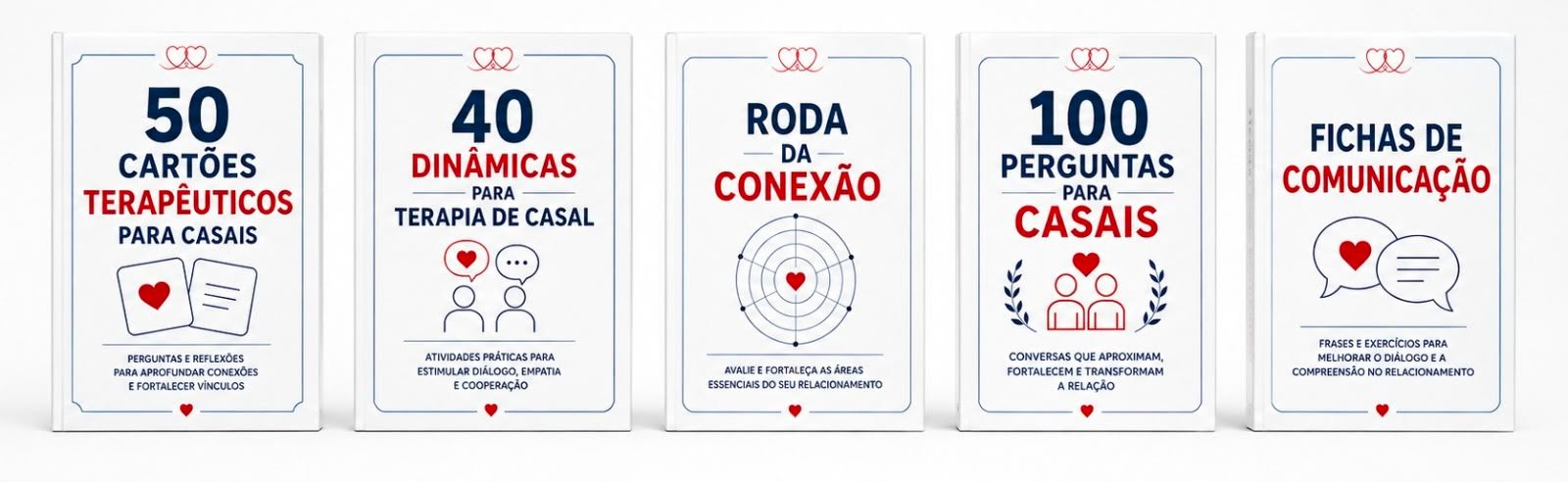 Mockup dos cinco bônus exclusivos do Kit Premium